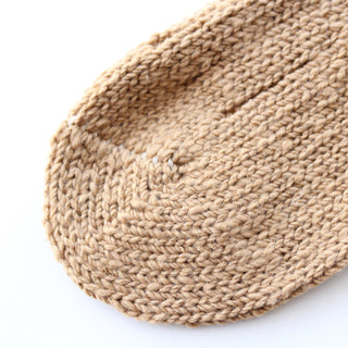 Handspun Organic Brown Cotton Socks