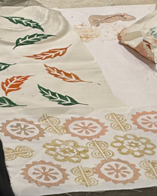 Textile Wood Block Printing with Sooteē